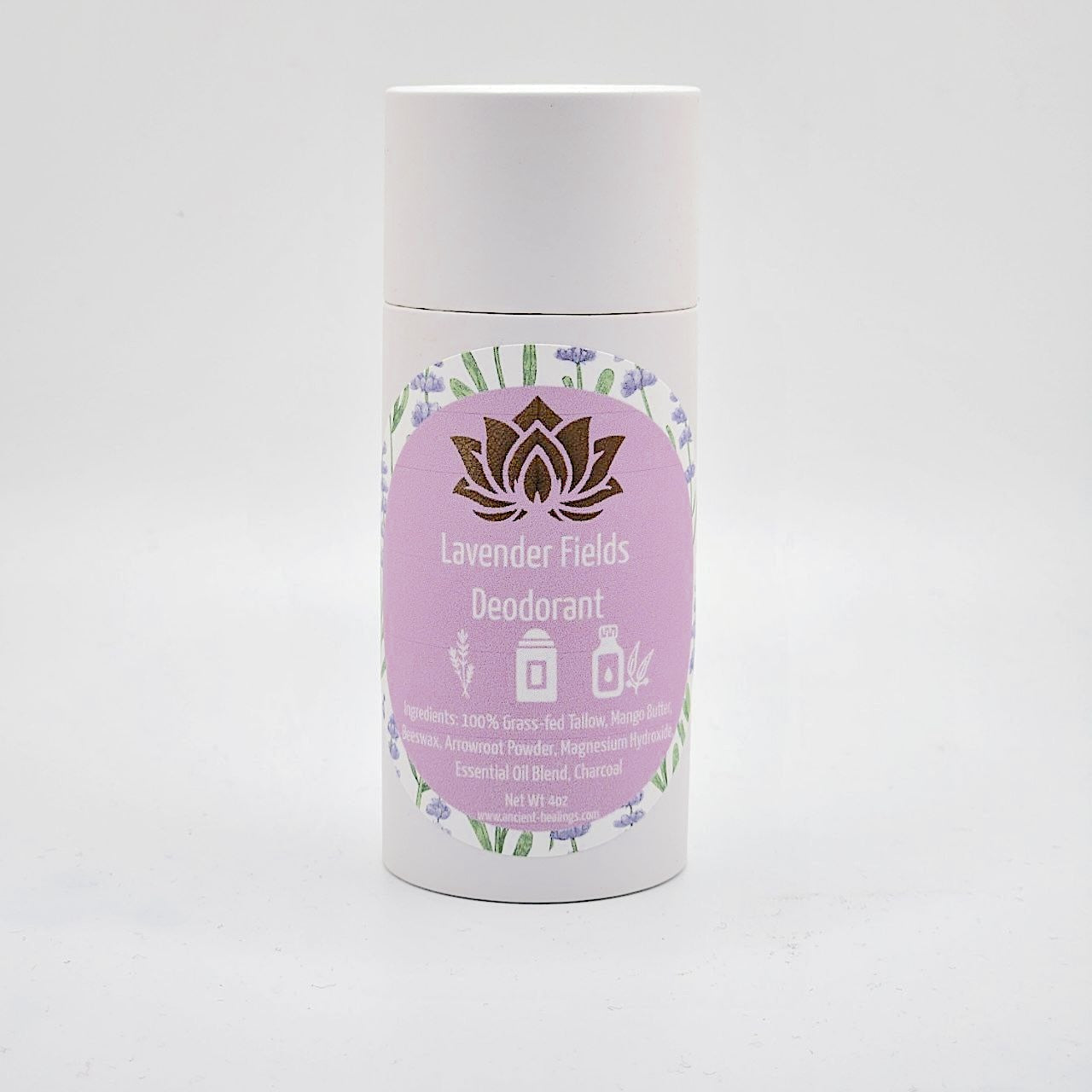 Ancient Healings beef tallow deodorant in a tube – 100% natural and aluminum-free for women