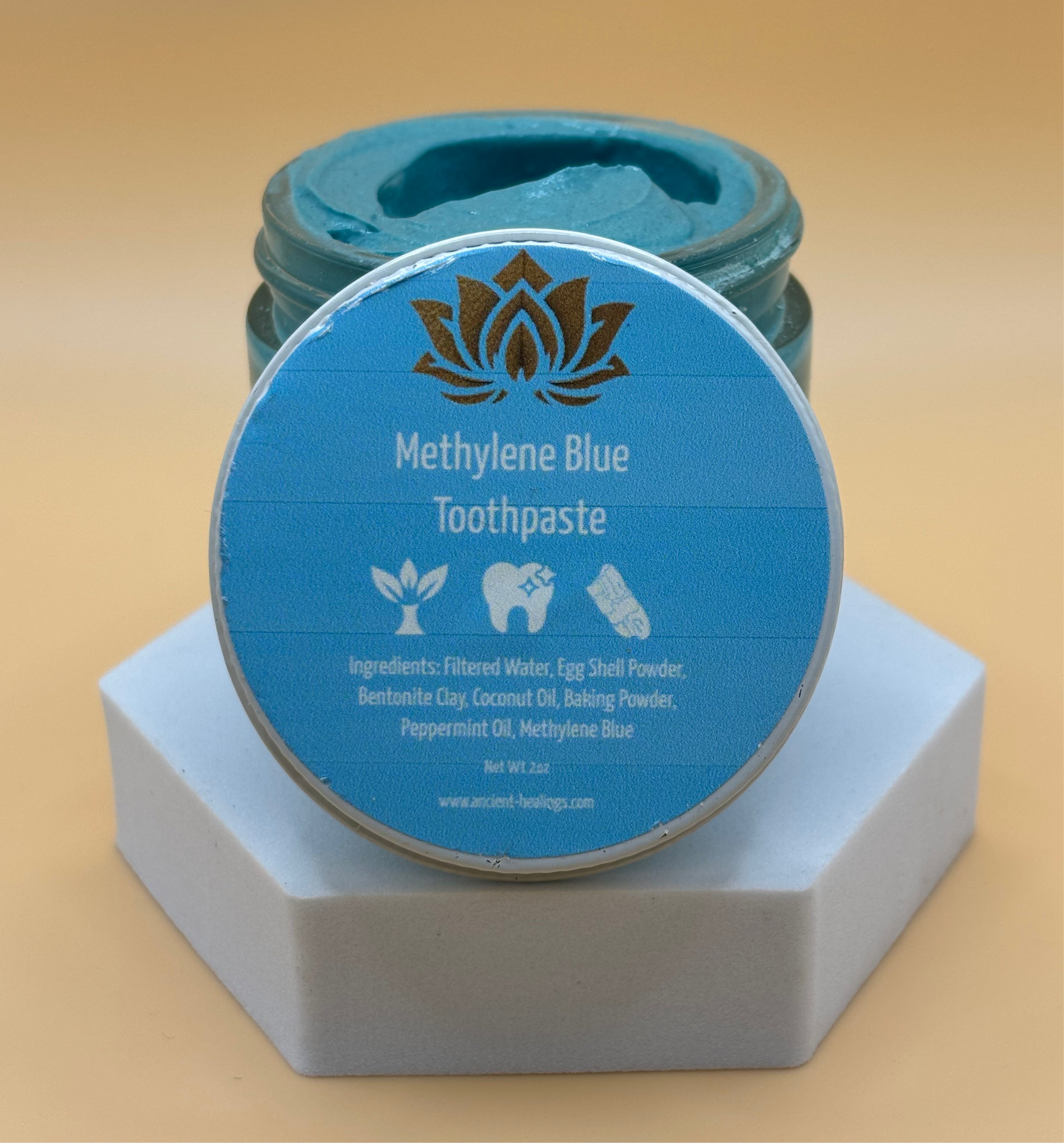 methylene blue toothpaste for remineralizing and antibacterial oral health