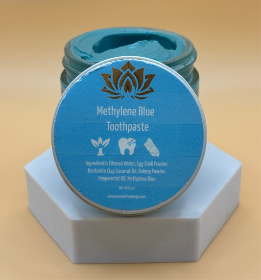 methylene blue toothpaste for remineralizing and antibacterial oral health