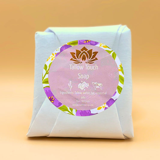 beef tallow soap with natural essential oils